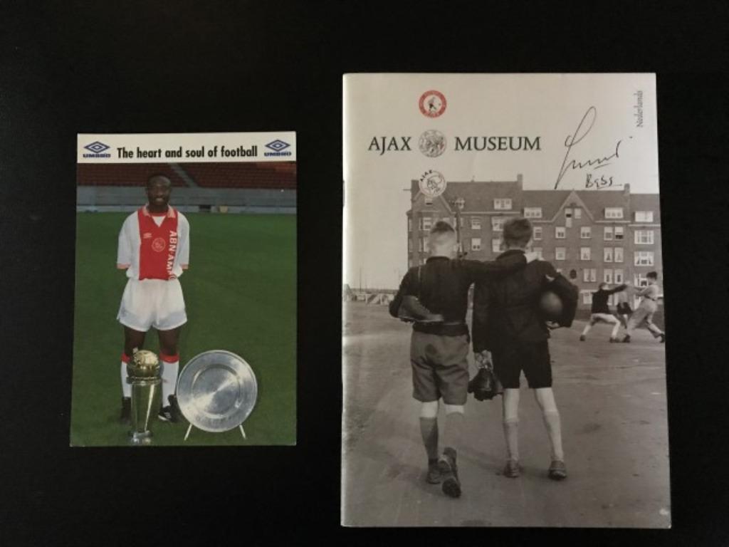 Spelerskaart TIJANI BABANGIDA - AJAX Museum, Verzamelen, Sportartikelen en Voetbal, Ophalen, Zo goed als nieuw, Spelerskaart