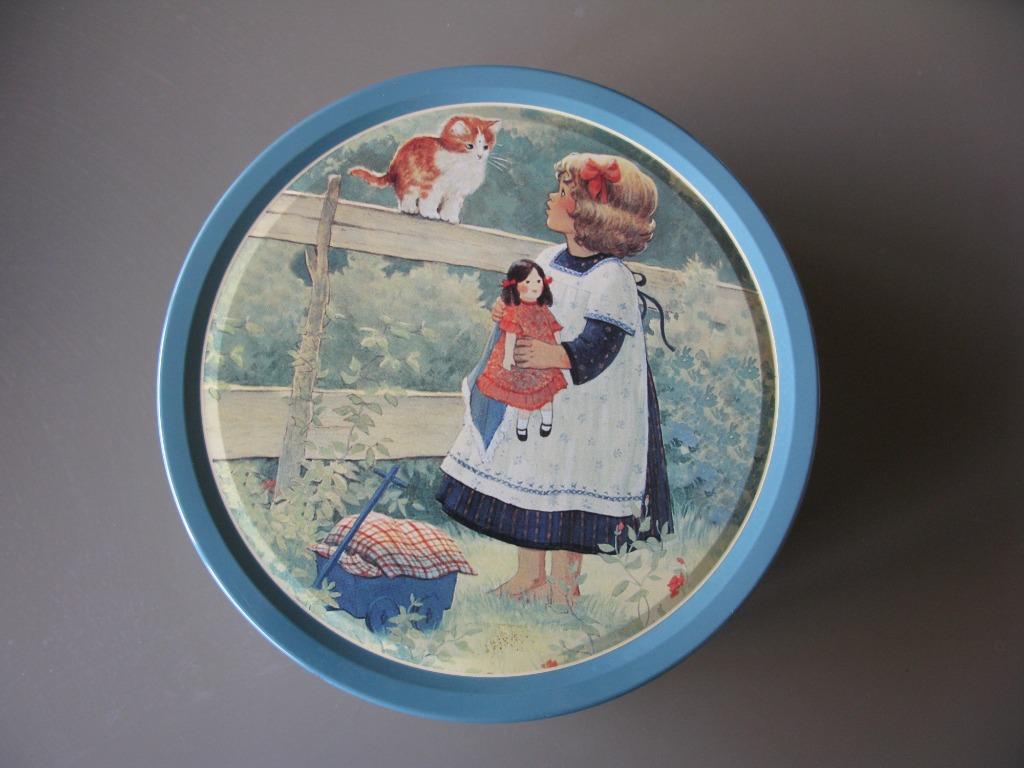 Boite biscuit au beurre vide ronde, Enlèvement ou Envoi, Utilisé, Biscuits, Autres marques