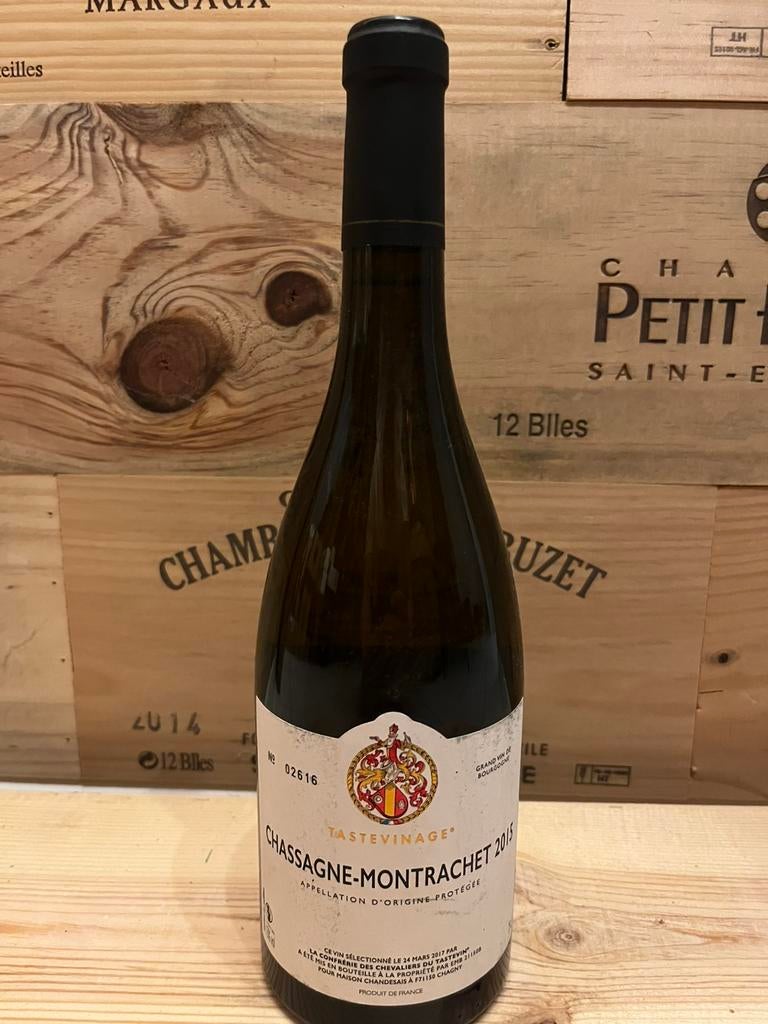 1 BTL Chassagne Montrachet Tastevinage 2015, Verzamelen, Wijnen, Ophalen, Zo goed als nieuw