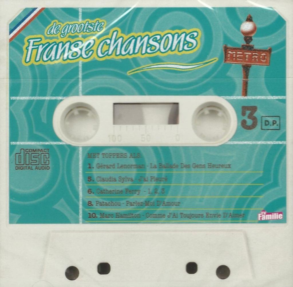 CD *  DE GROOTSTE FRANSE CHANSONS - Vol. 3, Ophalen of Verzenden, Nieuw in verpakking