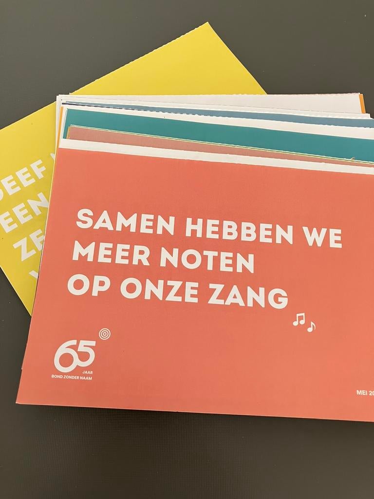 Lot 51 Spreukkaarten BOND ZONDER NAAM., Verzamelen, Ophalen of Verzenden