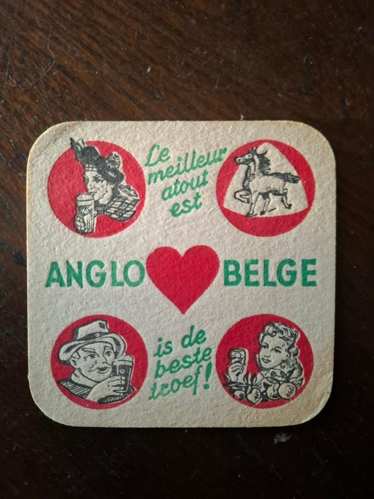 Sous-block Anglo Belge, Verzamelen, Verzenden, Zo goed als nieuw, Viltje(s), Overige merken