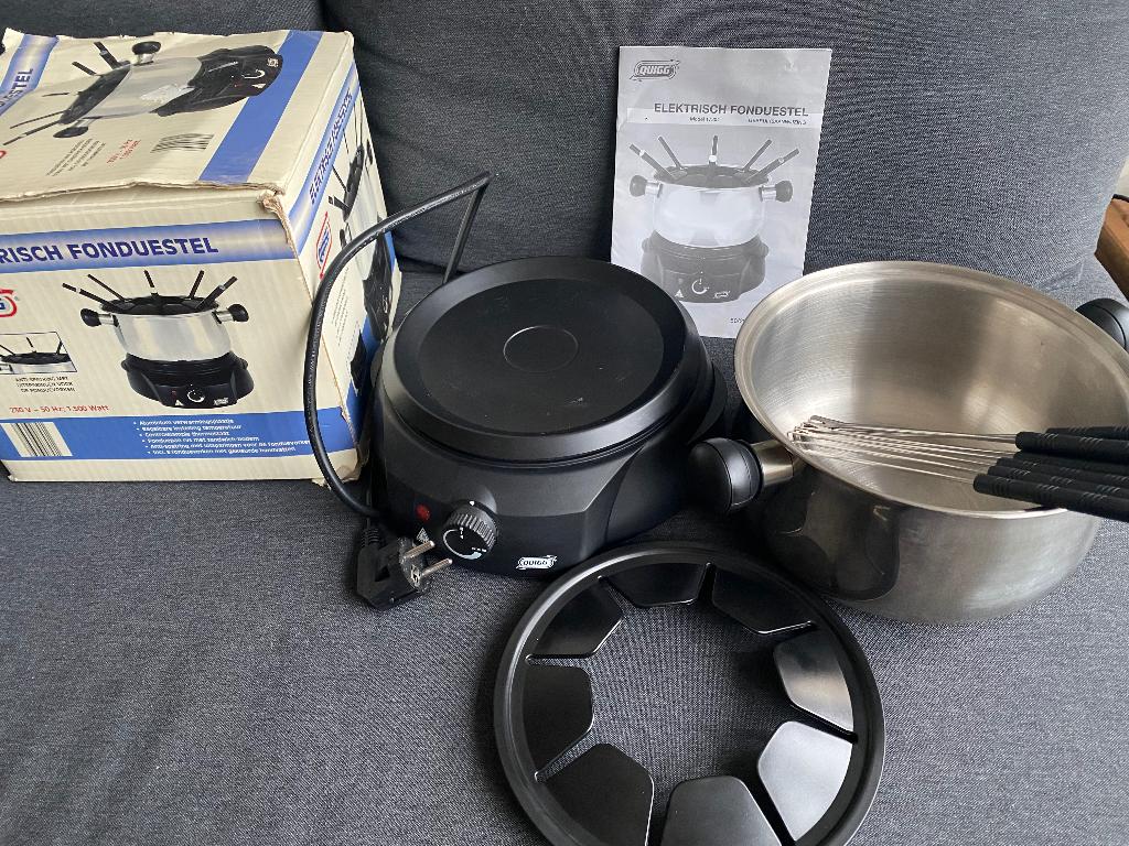 Appareil à fondue Quigg, Enlèvement, Comme neuf, Électrique, Service à fondue
