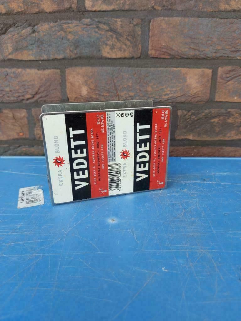 Porte ticket bière Vedett métal, Enlèvement ou Envoi, Utilisé, Ustensile