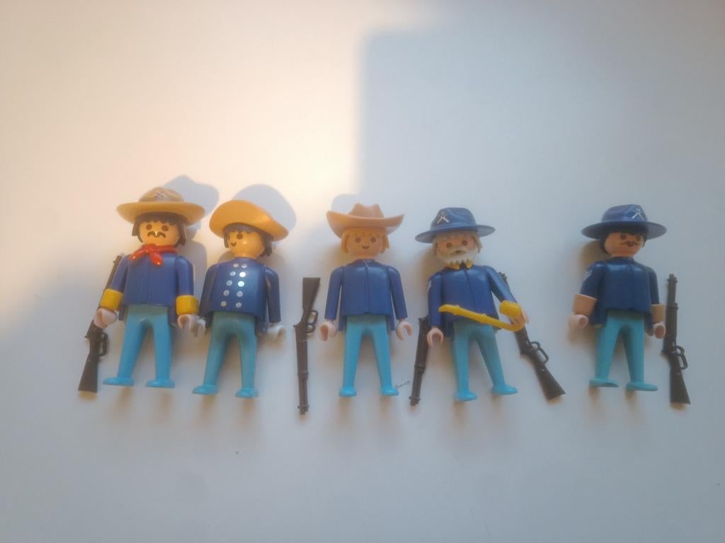 Playmobil vintage Blauwhoezen enkel afhalen 5 ventjes, Kinderen en Baby's, Speelgoed | Playmobil, Ophalen