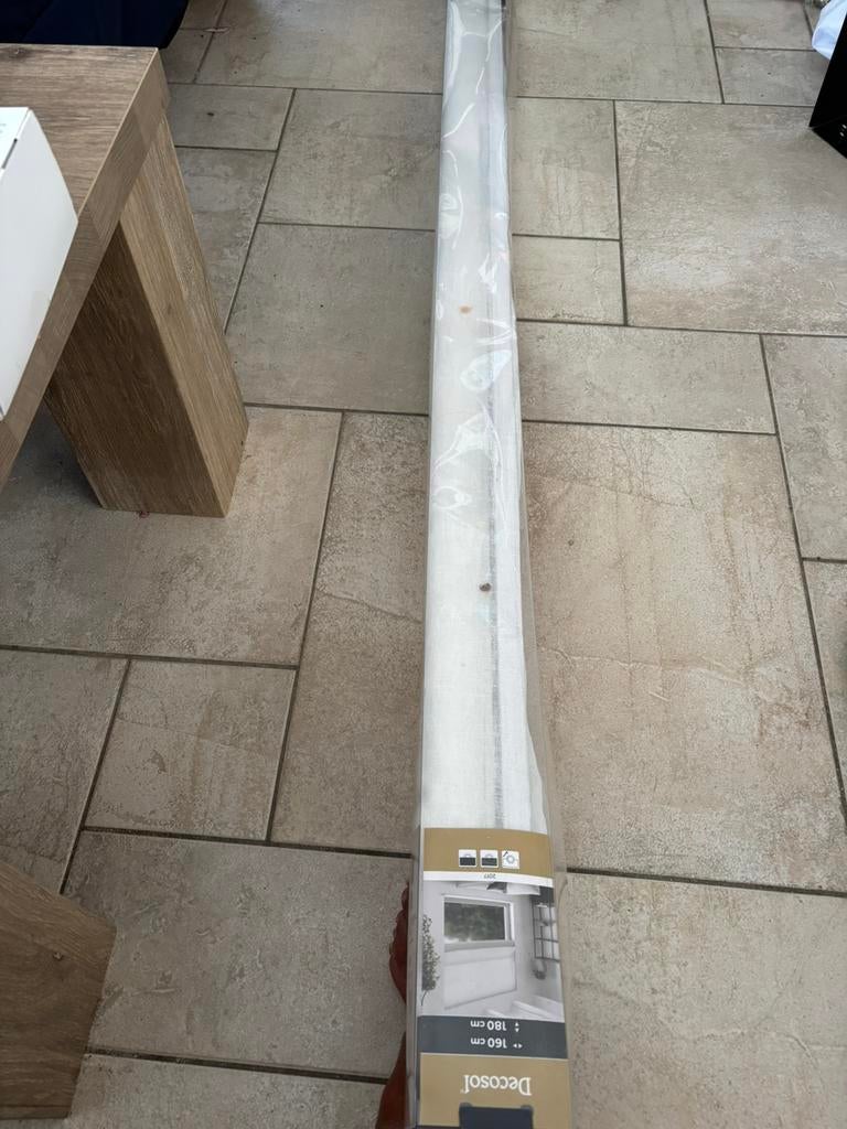 Store DECOSOL store bateau tamisant 160x180 cm blanc, Neuf, Enlèvement ou Envoi, 150 à 200 cm, 150 à 200 cm