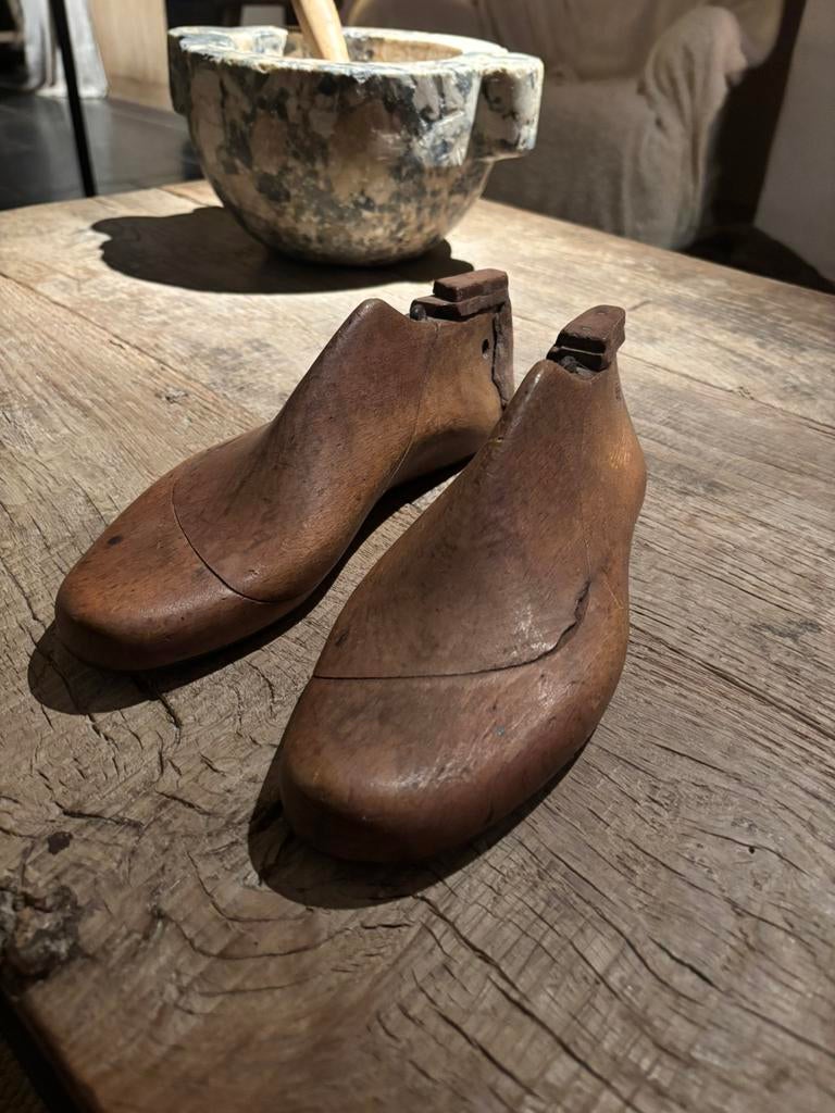 Antieke schoen mallen decoratief, Antiek en Kunst, Ophalen of Verzenden