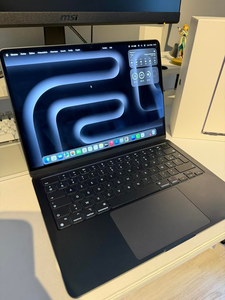 Apple MacBook Air (M2, 2022), Enlèvement, 13 pouces, Apple, SSD