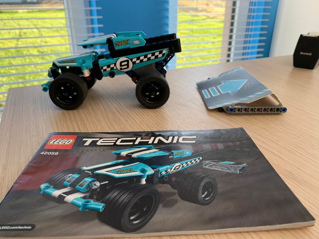 Lego Technic - De Pickup van Stunt Man - 42059, Ophalen of Verzenden, Zo goed als nieuw, Lego