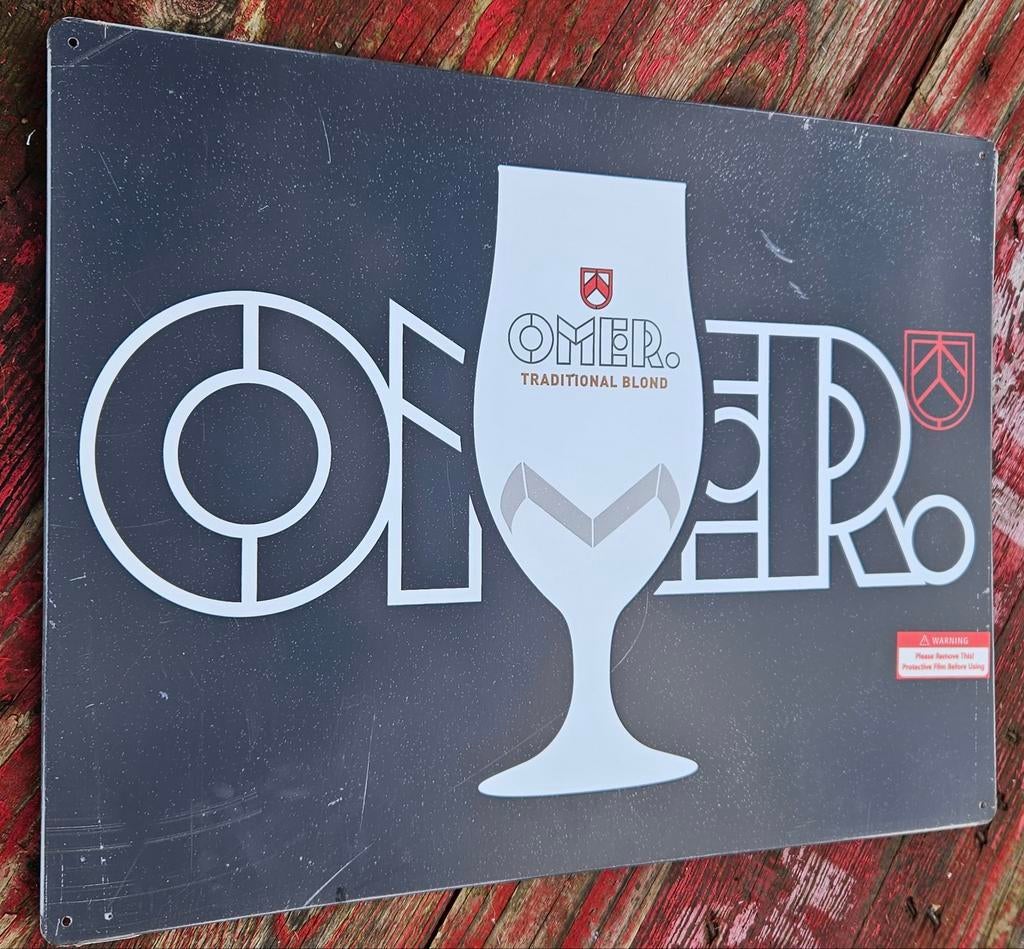 Panneau publicitaire en métal Omer NOUVEAU
L'objet de, Collections, Marques de bière, Enlèvement ou Envoi