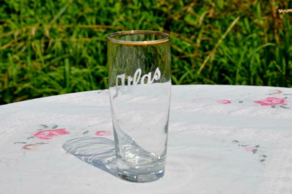 §  verre a biere atlas, Collections, Enlèvement ou Envoi, Comme neuf, Verre ou Verres, Autres marques