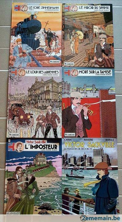 "Victor Sackville" - l'Espion de George V (Edition originale, Plusieurs BD, Enlèvement, Utilisé, Carin-Riviere-Borile