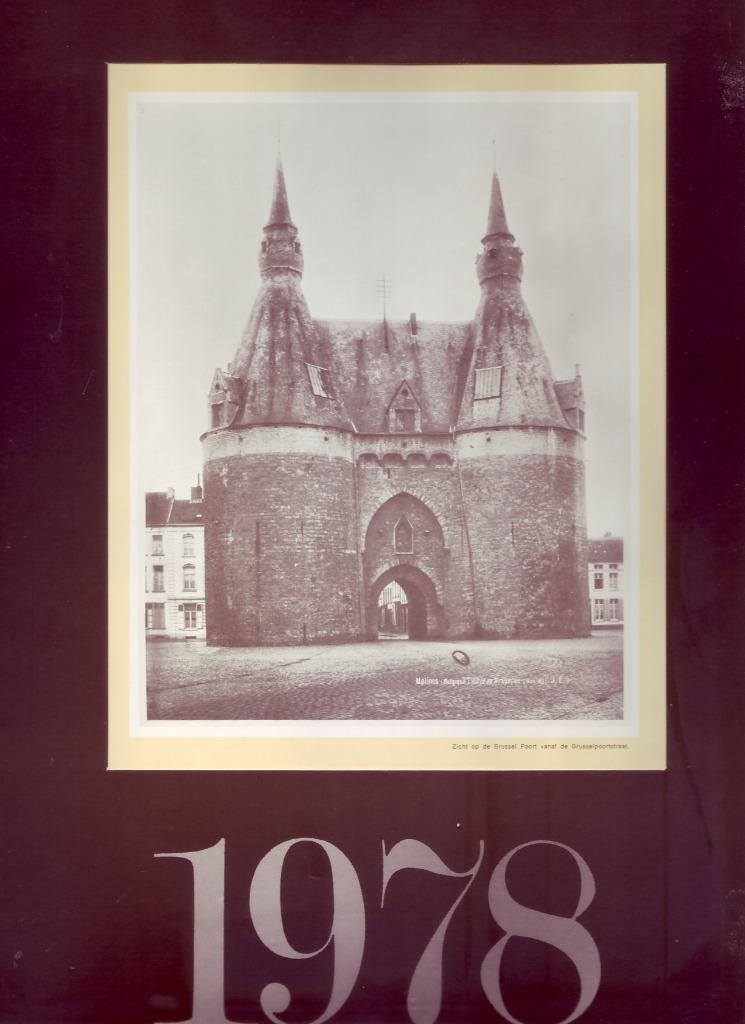 KALENDER MECHELEN 1978 Oude foto's, Enlèvement ou Envoi