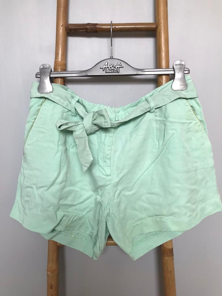 Naf Naf watergroen/mint fluïde short, maat 42., Naf Naf, Zo goed als nieuw