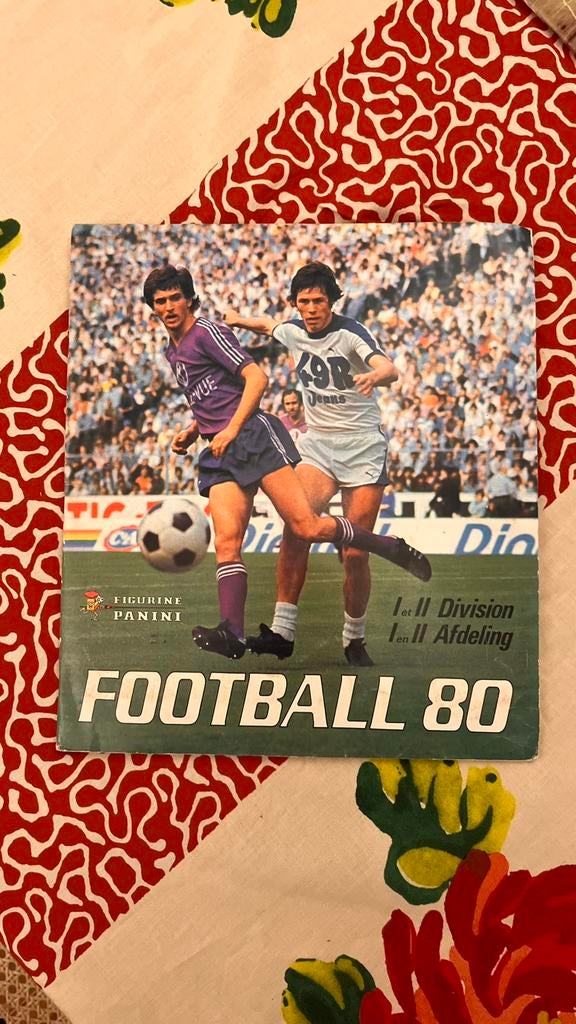 Album Panini Division Belge 1980, Verzamelen, Ophalen, Gebruikt, Sport
