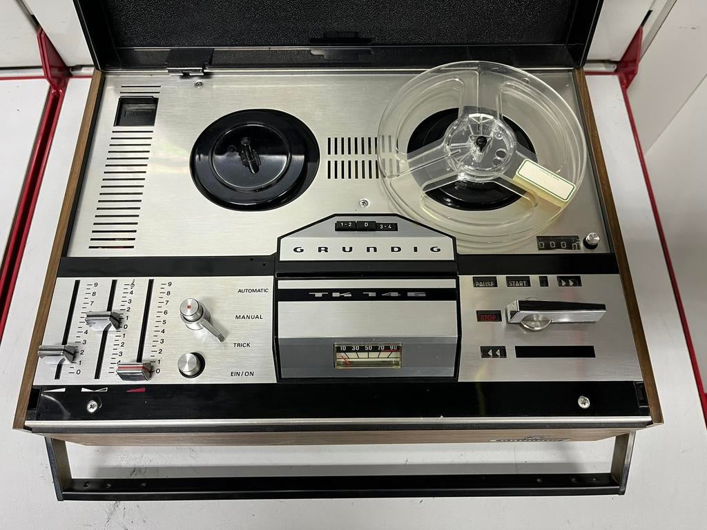 Grundig TK 145 Magnétophone à bandes - 60´s– Vintage, TV, Hi-fi & Vidéo, Enregistreurs audio, Magnétophone, Enlèvement
