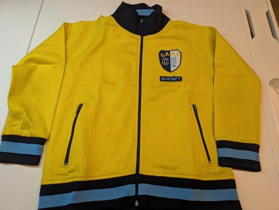 Cars jeans cardigan Medium, Maat 48/50 (M), Geel, Overige typen, Ophalen of Verzenden