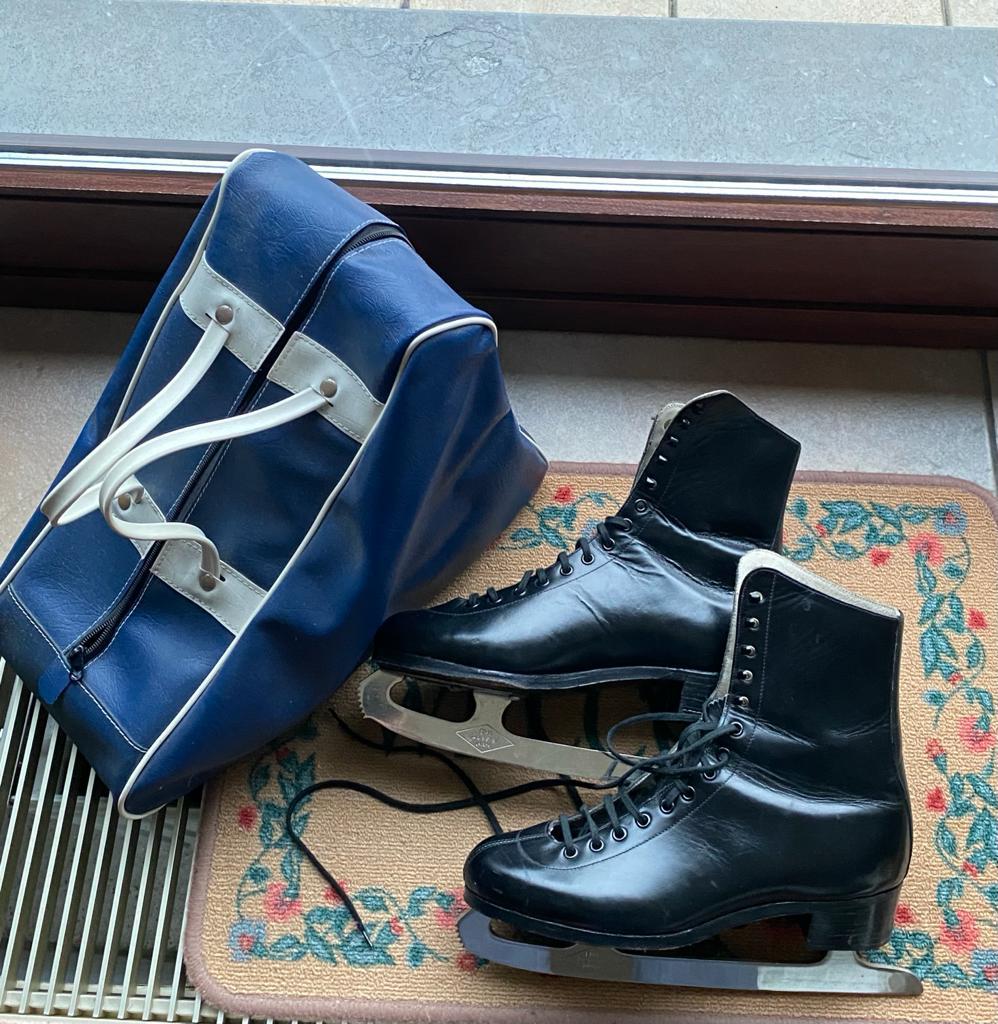 Zwarte schaatsen Maat 42, Sport en Fitness, Ophalen, Kunstschaatsen