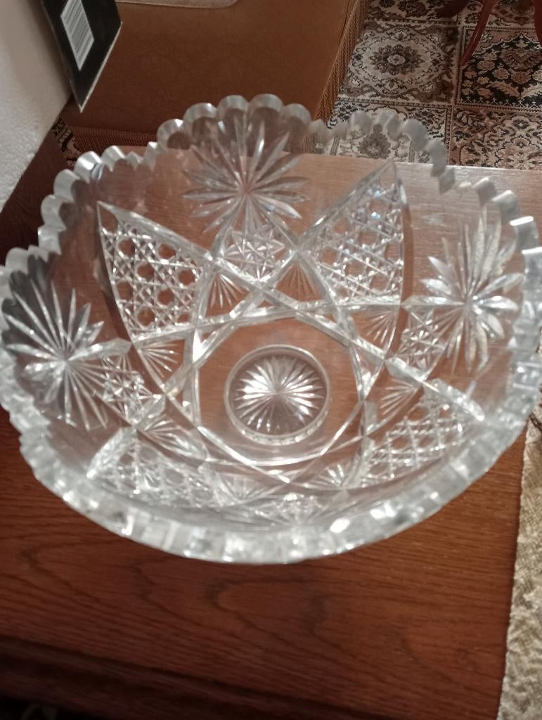 Vintage glazen schalen en dienbladen, Antiek en Kunst, Ophalen