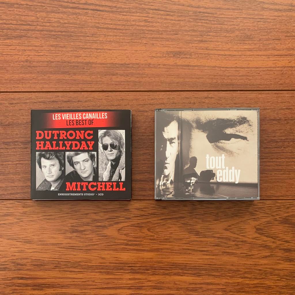 Lot x2 Coffrets CD (Best Of Vieilles Canailles + Tout Eddy), Enlèvement ou Envoi