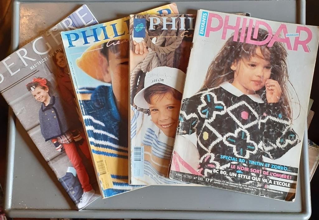4 livres tricot enfant et ado de 2 à 16 ans, Ophalen of Verzenden, Gebruikt, Breien