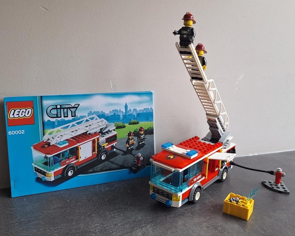 LEGO City 60002: Les pompiers, leur camion, leur matériel, Enlèvement ou Envoi, Comme neuf, Ensemble complet, Lego
