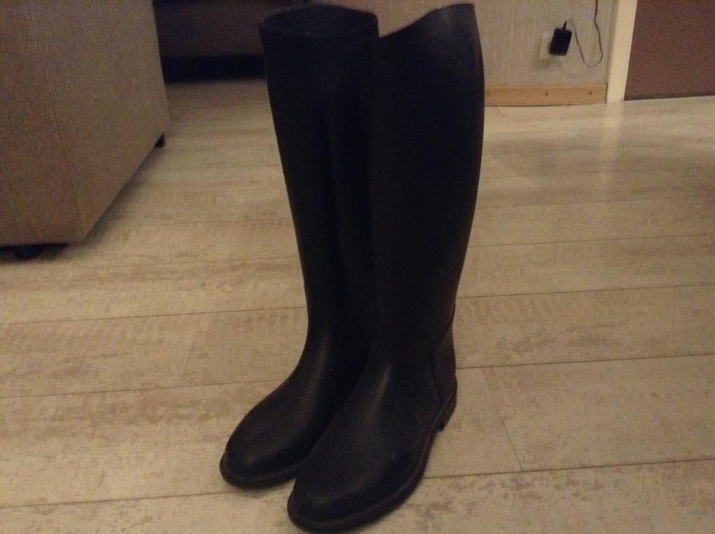 Bottes de cheval noires (Taille 42), Animaux & Accessoires, Enlèvement ou Envoi, Comme neuf, Femmes, Chaussures