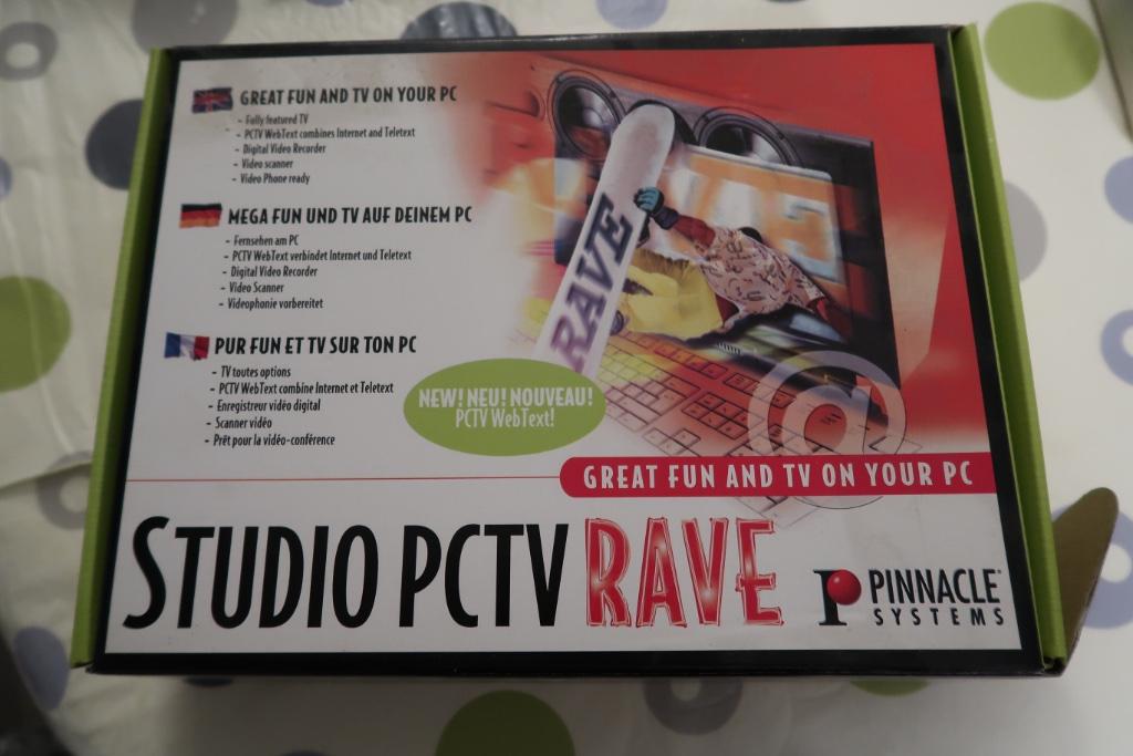 Studio PCTV PCI Rave - Pinnacle Systems, Ophalen, Gebruikt