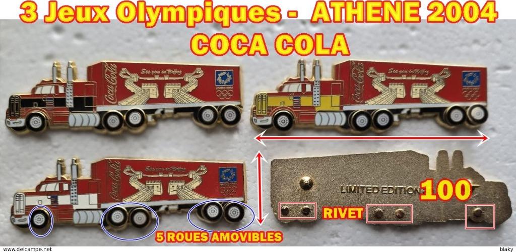 3 Olympische Spelen - ATHENE 2004 coca cola, Verzenden, Nieuw, Overige typen