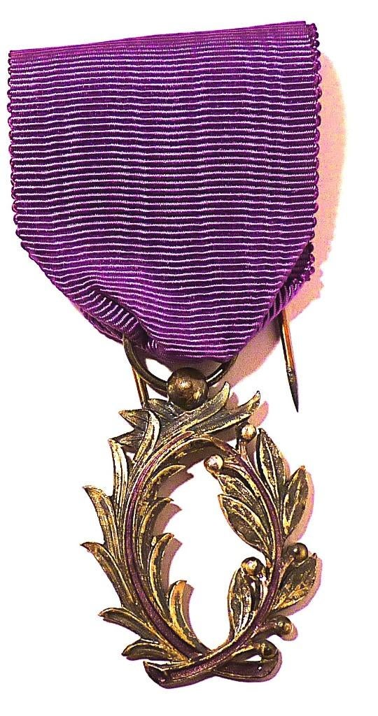 Franse orde Academische Palmen model 1866-1955, Ophalen of Verzenden, Zilver