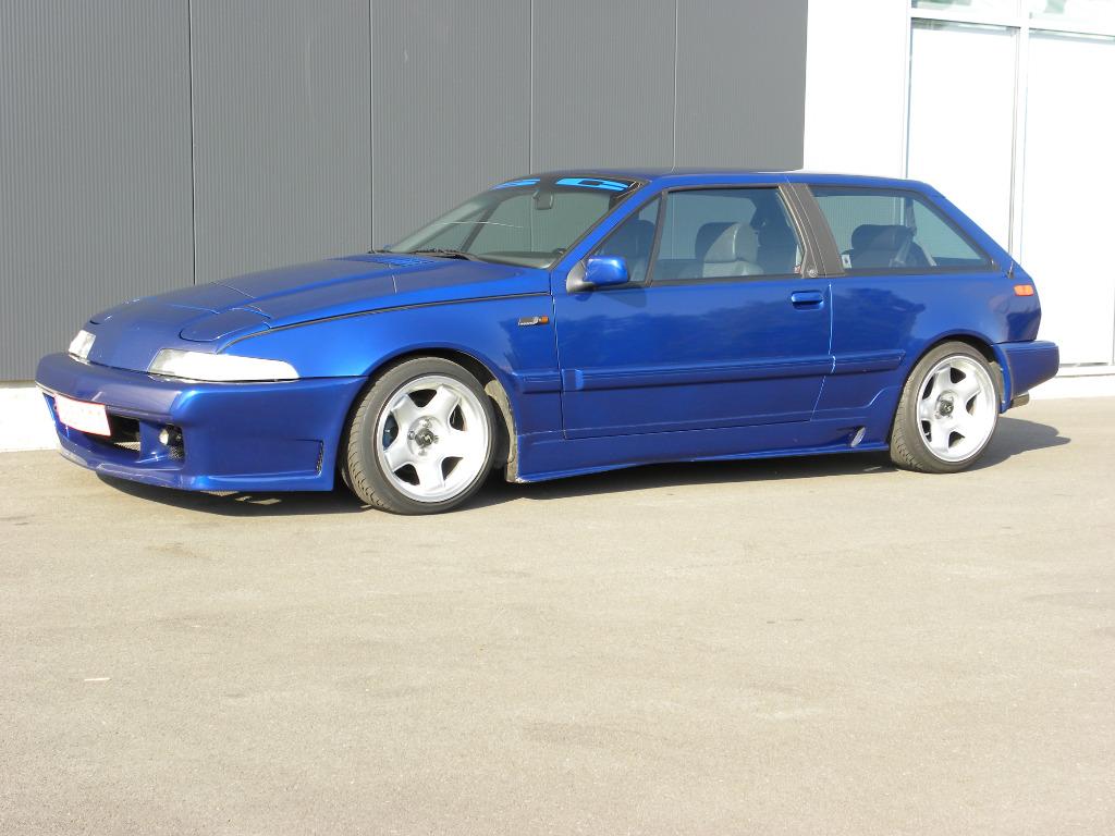 Volvo 480 ES 2.0 getuned door SC DESIGN Belgium., Autos, Volvo, Achat, Boîte manuelle, Entretenue par le concessionnaire, Noir