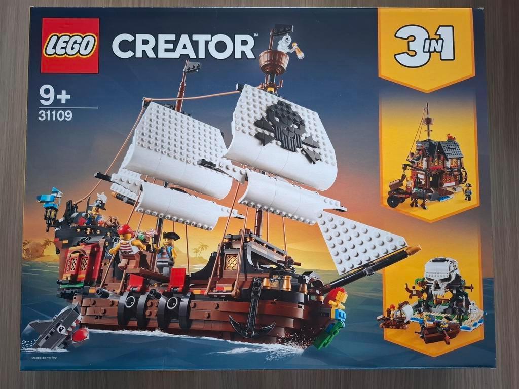 Lego 31109 Creator 3-in-1 Piratenschip, Kinderen en Baby's, Speelgoed | Duplo en Lego, Ophalen, Nieuw, Lego