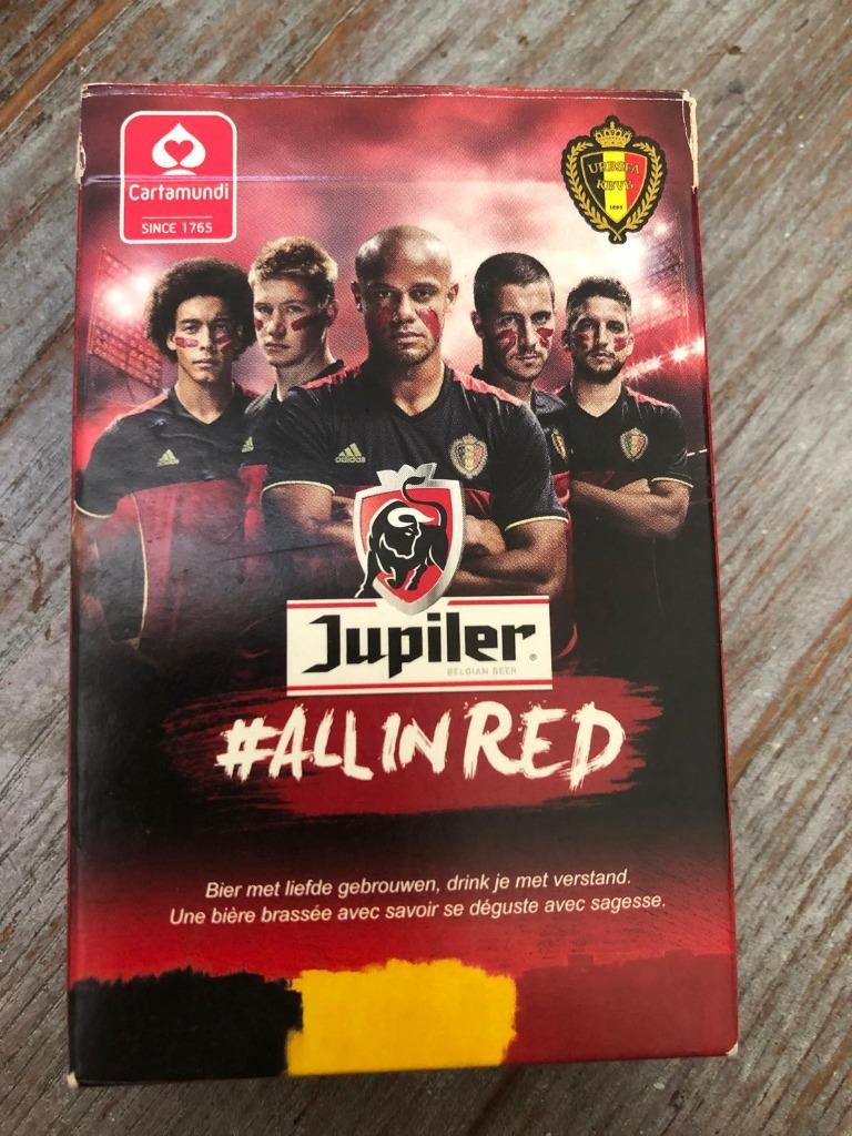 32 Kaartspel Belgian Bier Bier Bier Jupiler Foot Soccer, Verzamelen, Ophalen, Zo goed als nieuw, Speelkaart(en)