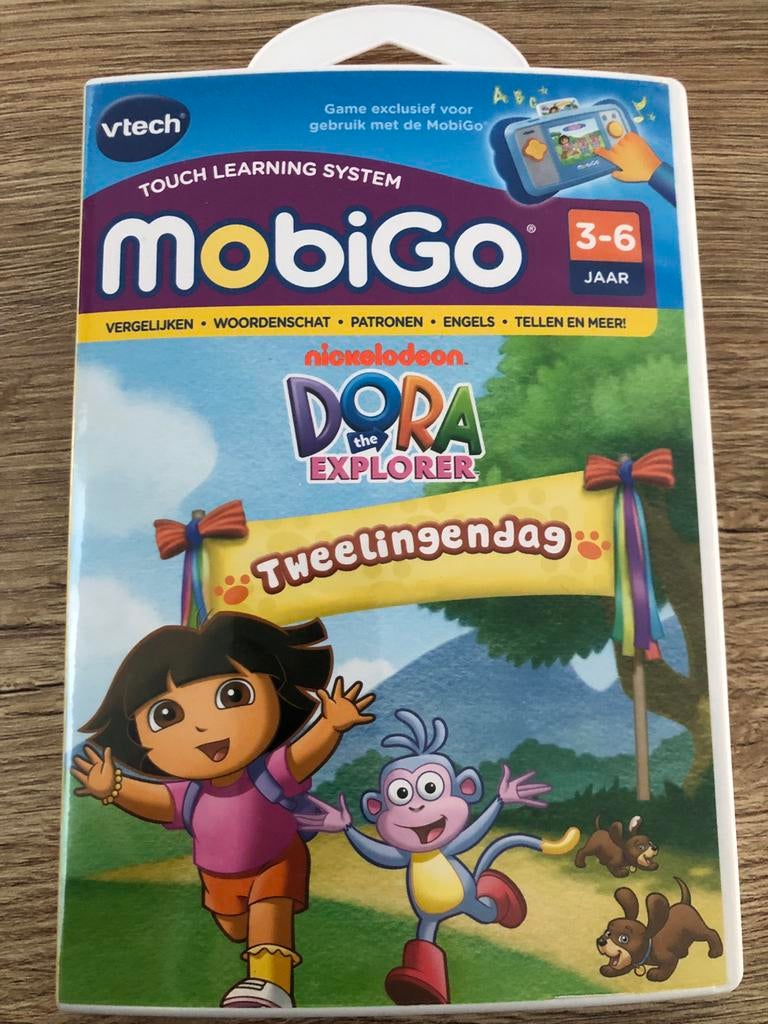 Mobigo game Dora ‘tweelingendag’, Ophalen of Verzenden, Gebruikt, Taal en Lezen