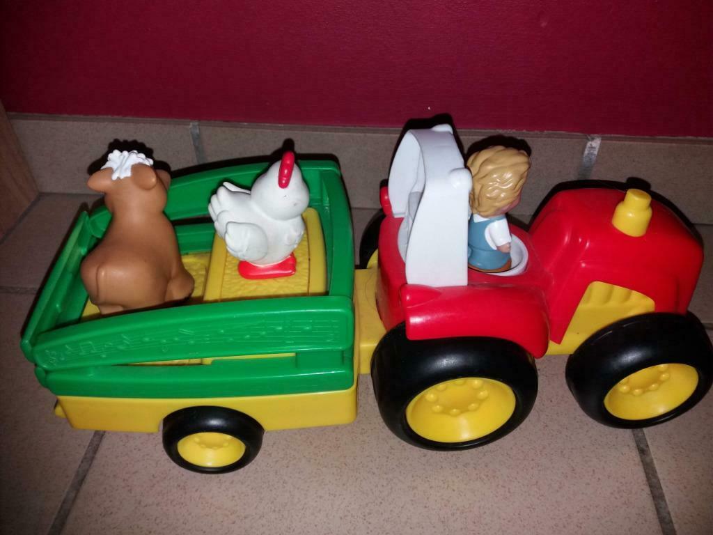 Little people tractor, Ophalen, Gebruikt, Speelset, Met geluid