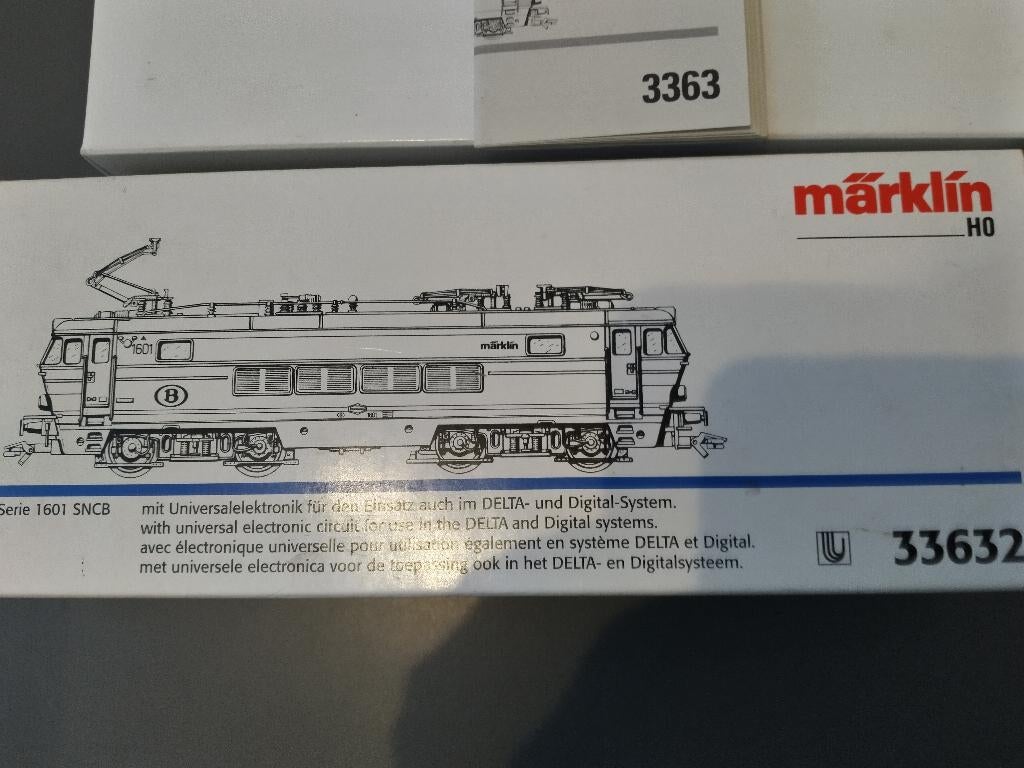 Marklin HO elec locomotief NMBS 33632, Wisselstroom, Locomotief, Ophalen of Verzenden, Märklin