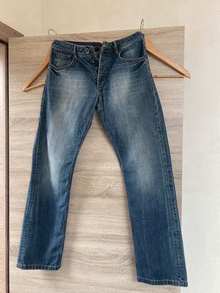 Jean homme Bershka, Enlèvement, Comme neuf, Bleu, Bershka