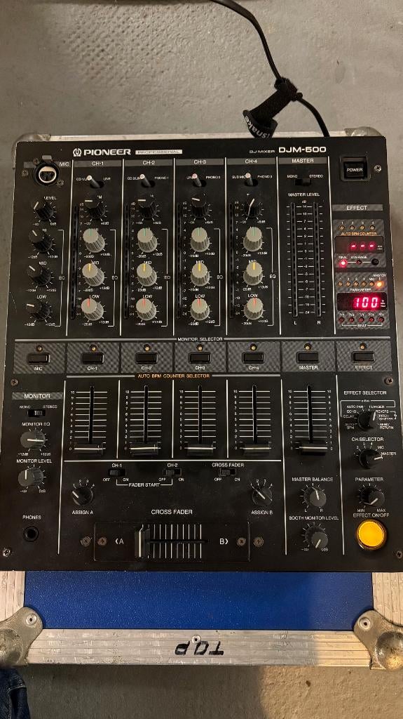 Table de mixage Pioneer DJM-500, Enlèvement, Utilisé, Moins de 5 canaux, Entrée micro