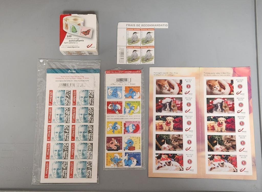 Timbres Bpost, Enlèvement ou Envoi