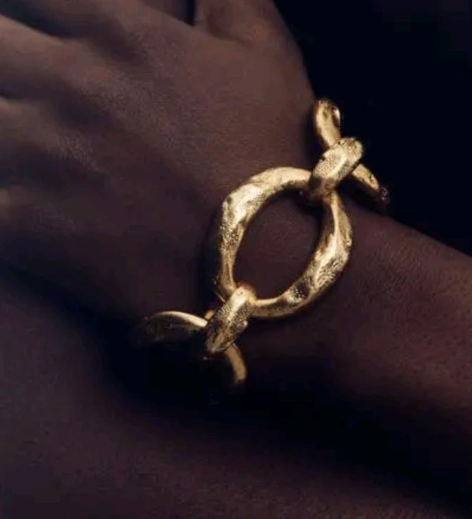 Reiss armband, Bijoux, Sacs & Beauté, Bracelets, Enlèvement ou Envoi, Neuf, Jaune, Cuir