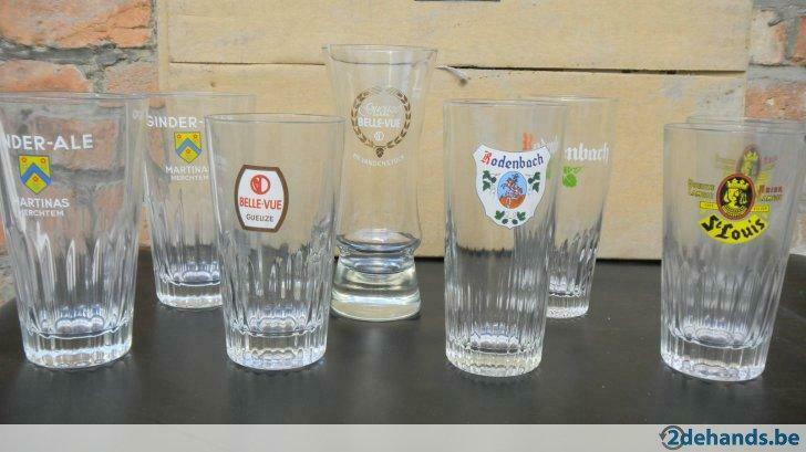 Belle Vue glazen, Verzamelen, Biermerken, Gebruikt