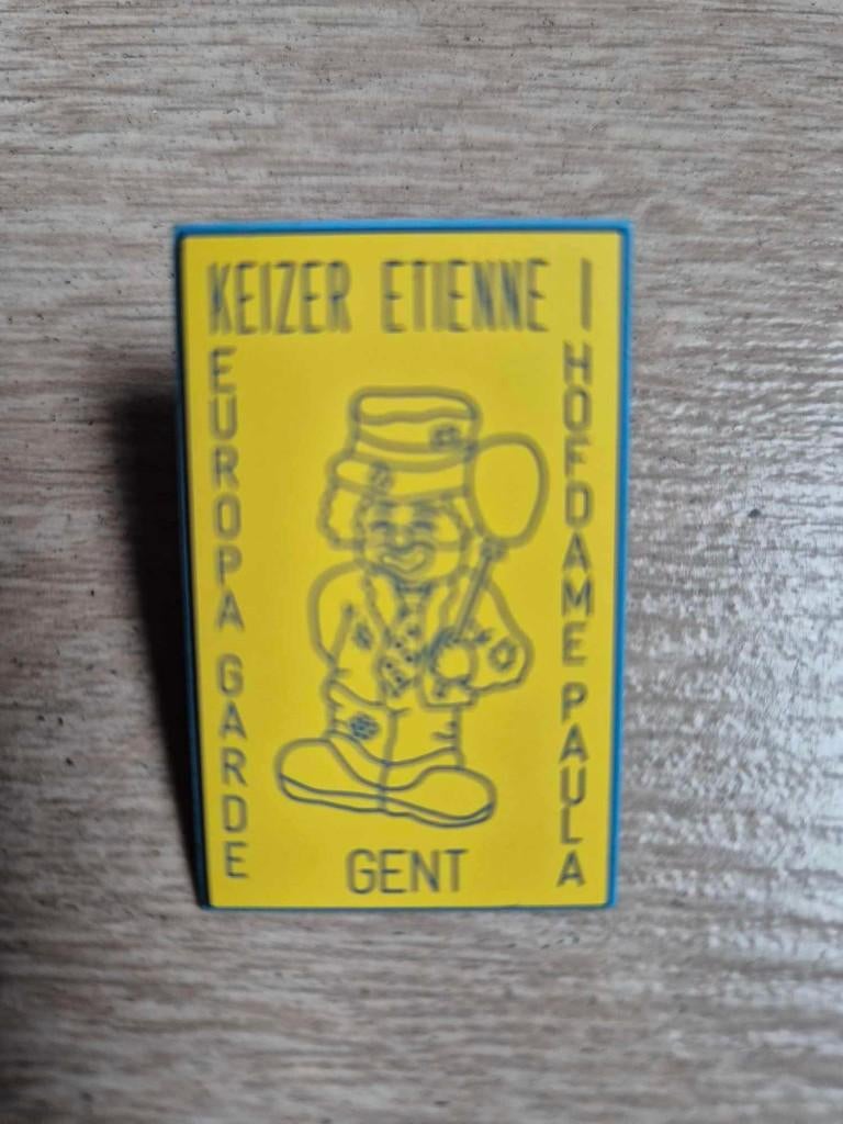 Carnaval pin Gent Keizer Etienne, Ophalen of Verzenden
