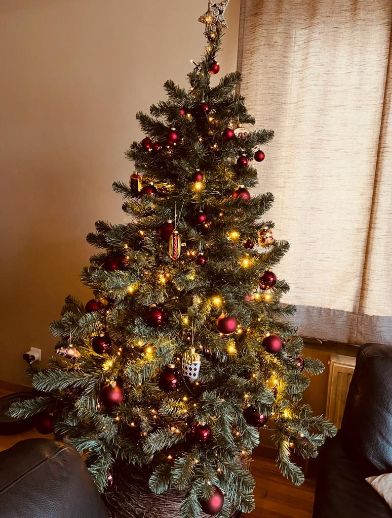 Kerstboom , kunstboom, Ophalen of Verzenden, Zo goed als nieuw