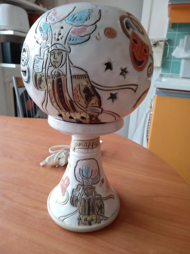 Lampe en céramique., Enlèvement
