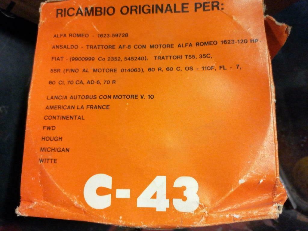 Filtre Fram c43 Fiat tracteur t55 35c 55r 60r 60c 70 7 ad6, Envoi, Neuf, Fiat