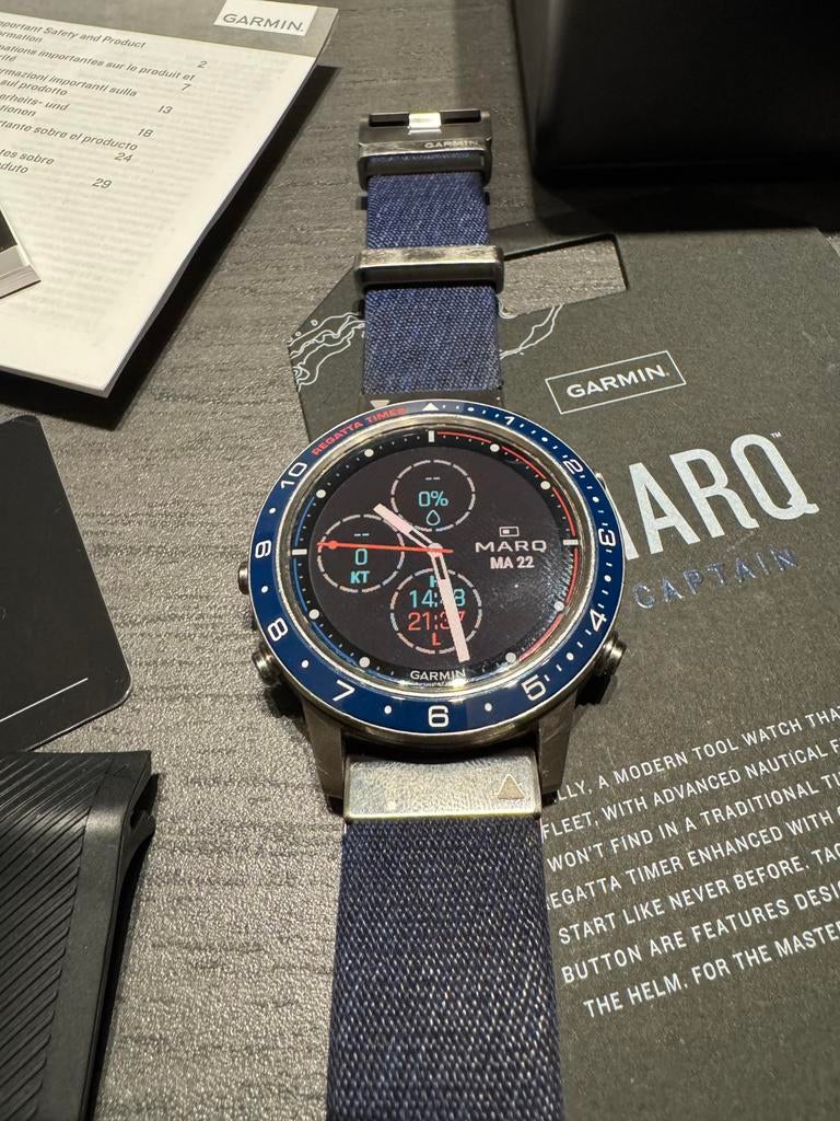 Garmin Marq Captain, Enlèvement ou Envoi, Comme neuf, Bleu