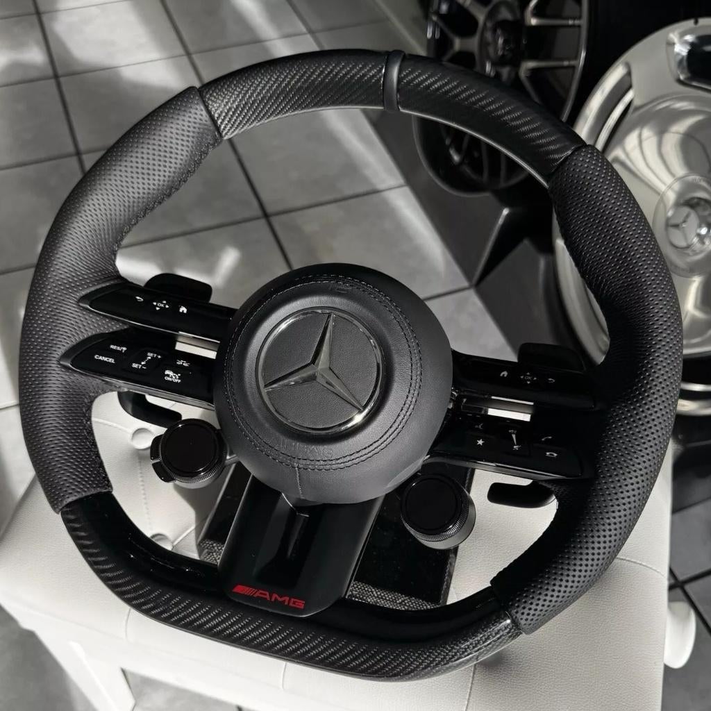 Mercedes dragonfly stuur compleet carbon leer, Ophalen of Verzenden, Nieuw, Mercedes-Benz