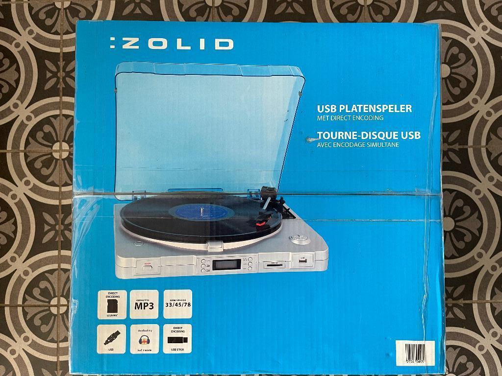 SOLID USB-draaitafel, Nieuw, USB-aansluiting, Platenspeler, Ophalen