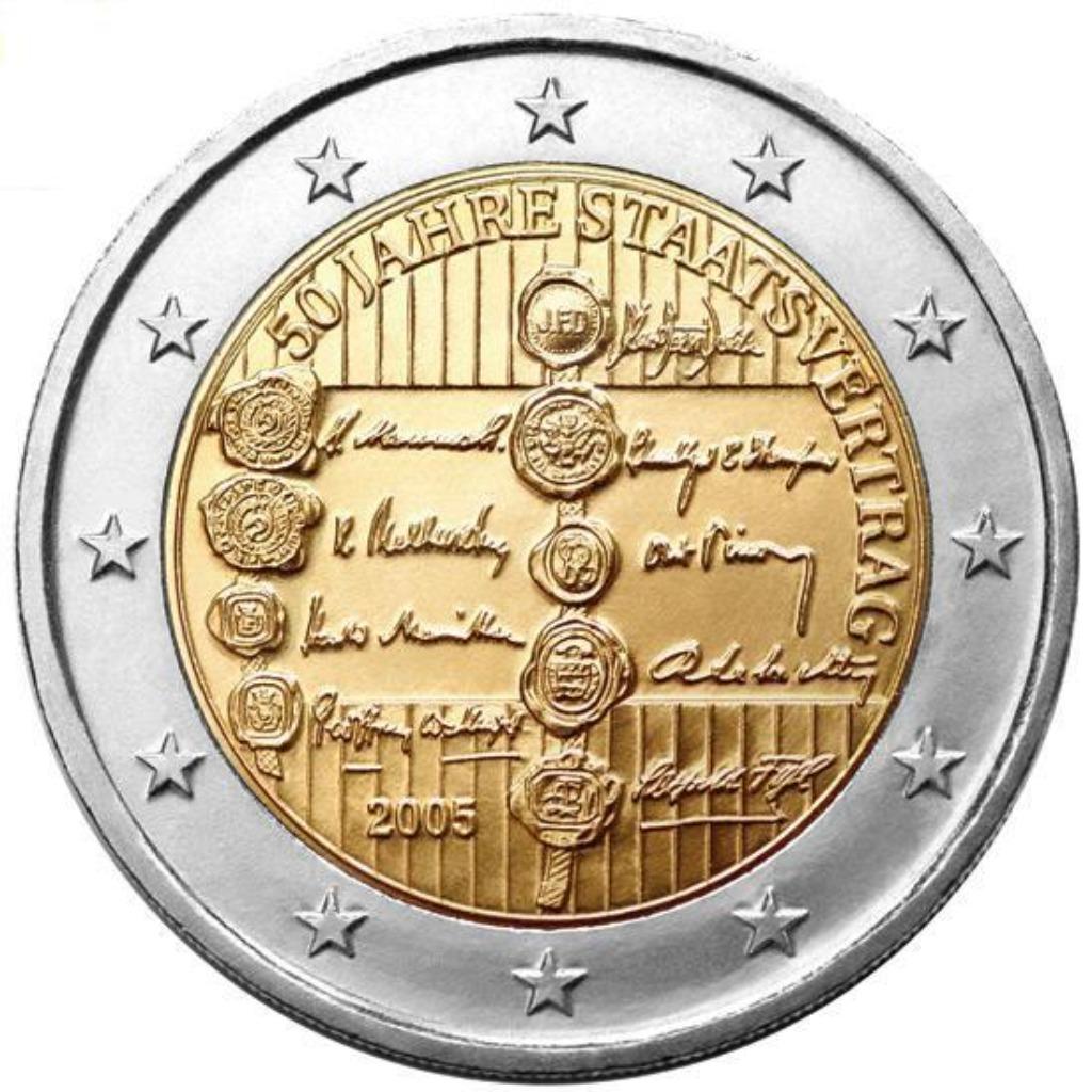 2 EUROS AUTRICHE 2005, Timbres & Monnaies, Monnaies | Europe | Monnaies euro, Enlèvement, Autriche, 2 euros, Monnaie en vrac