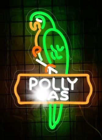 Pollygas led neon look decoratie verlichting lamp kado, Verzamelen, Ophalen of Verzenden, Nieuw, Lichtbak of (neon) lamp